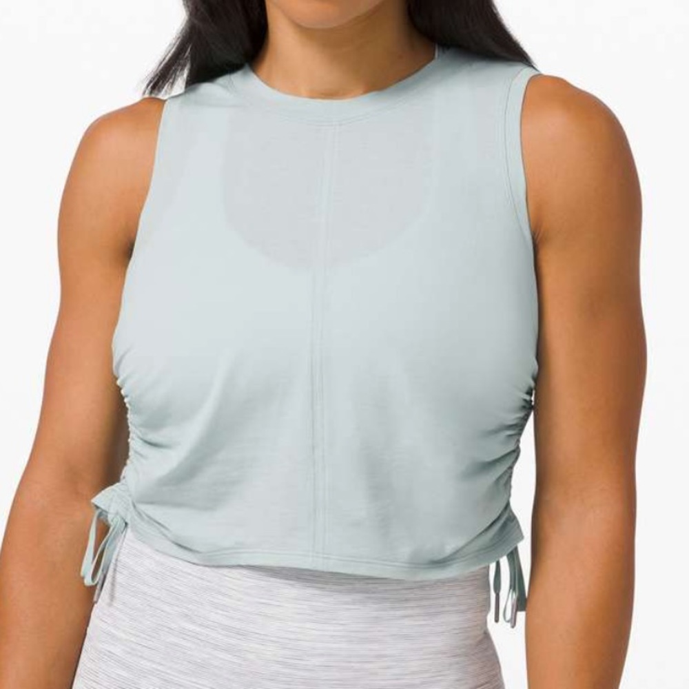 Lululemon Cinch it Up Tank in Hazy Jade Size 2